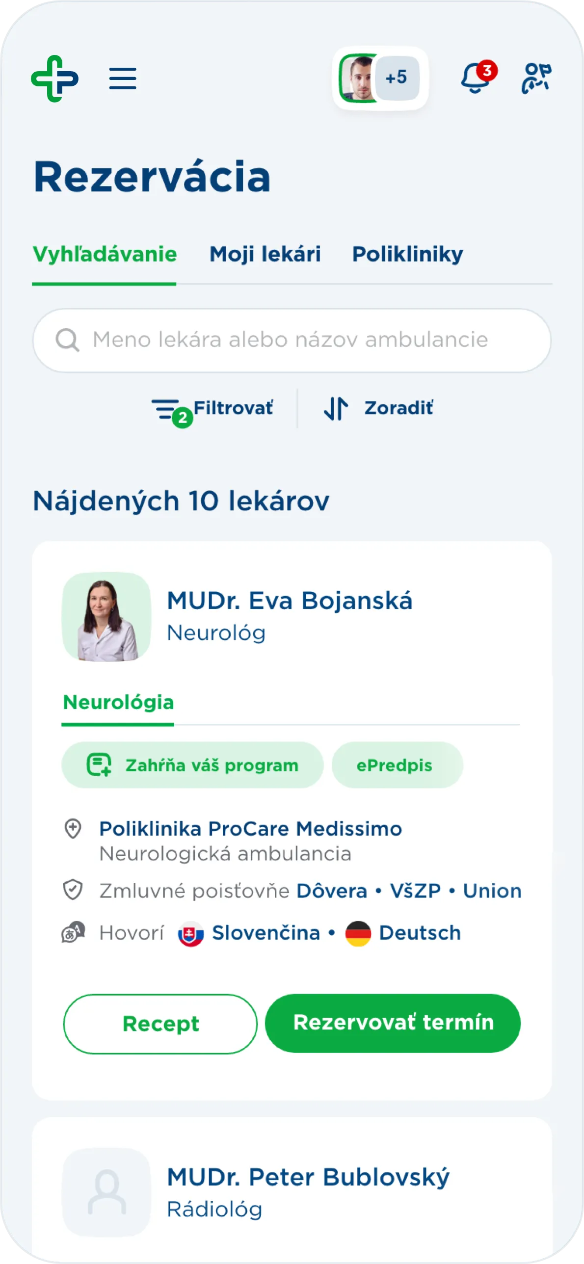 Rezervácia termínov Rezervácia termínov